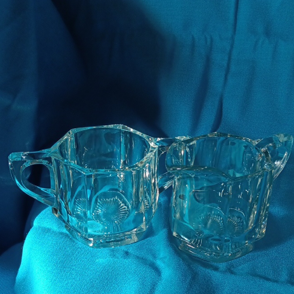 Indiana Glass Crystal Serveware Set